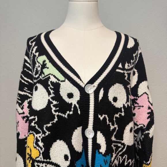 Steady Hands M/L Soot Sprite My Neighbor Totoro cardigan - Picture 2 of 7